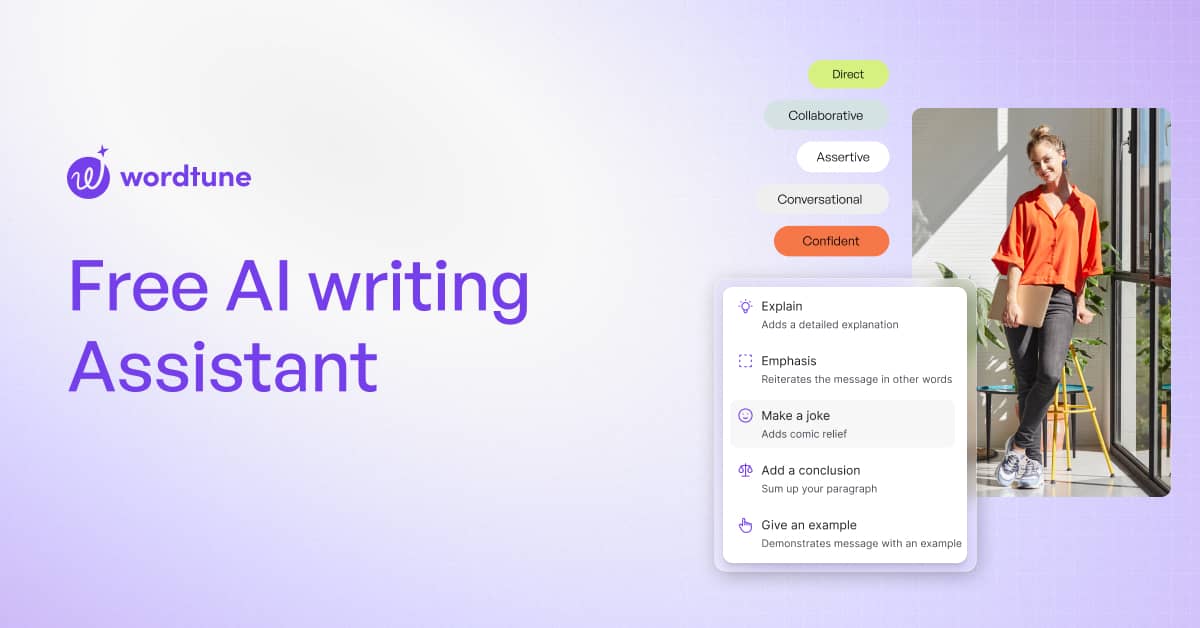 Free AI Writing Assistant Wordtune